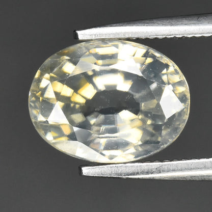 2.98 ct ETW Light Green Zircon – Oval Cut