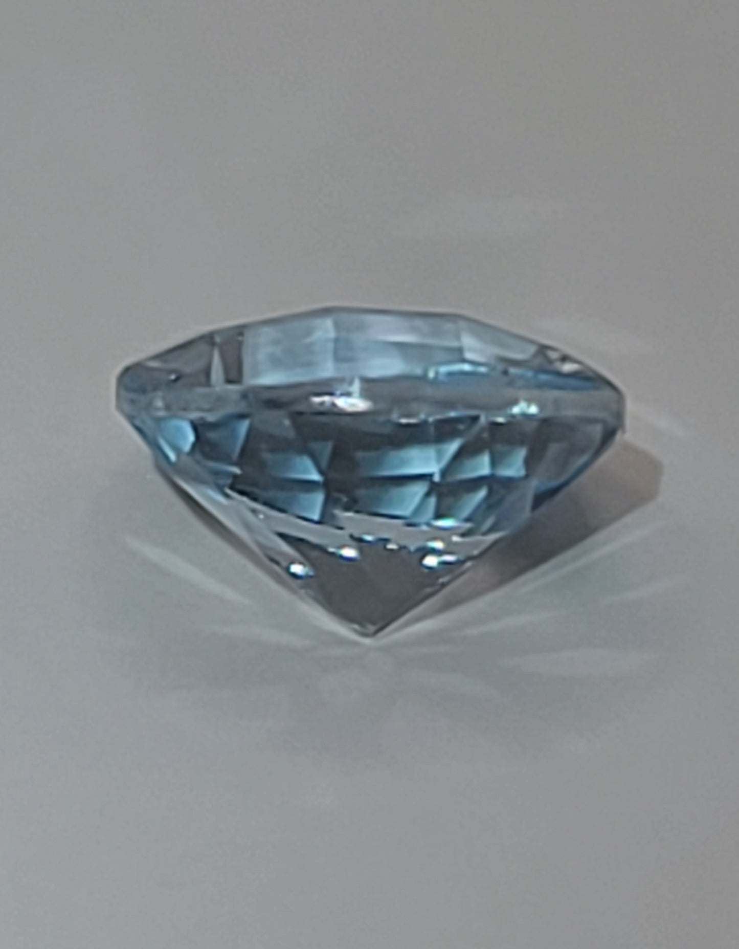 2.4ct Round Natural Aquamarine Loose Gemstone