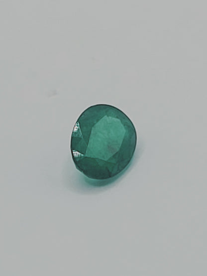 1.07ct ETW Natural Emerald Gemstone - Oval Cut