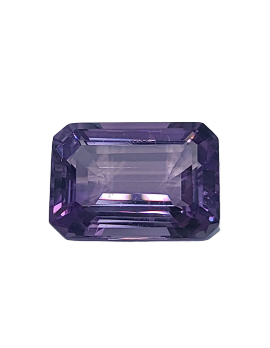 14.5ct ETW Natural Amethyst Gemstone - Emerald Cut