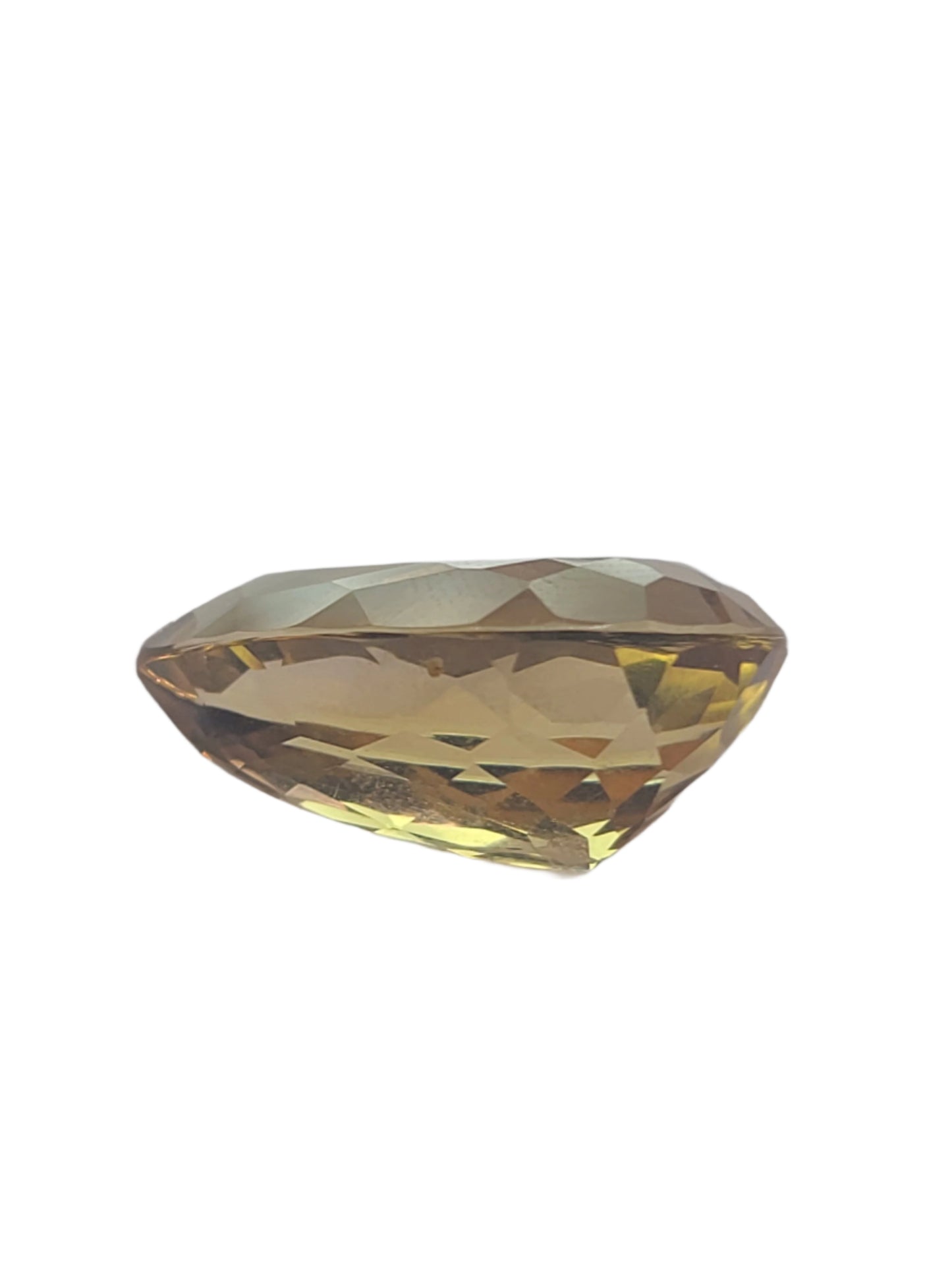 27.7ct ETW Natural Citrine Gemstone - Pear Cut