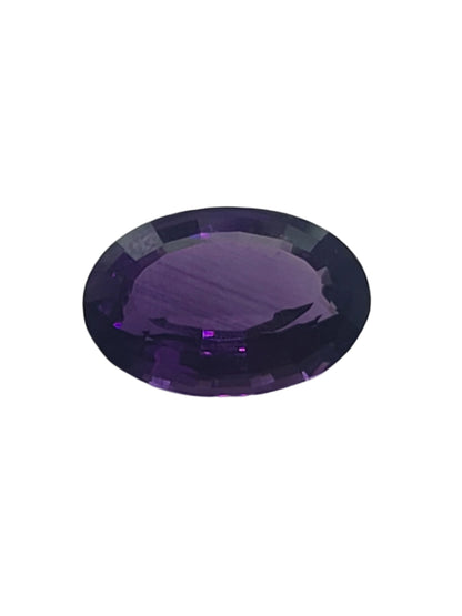 9.5ct ETW Natural Amethyst Gemstone - Oval Cut