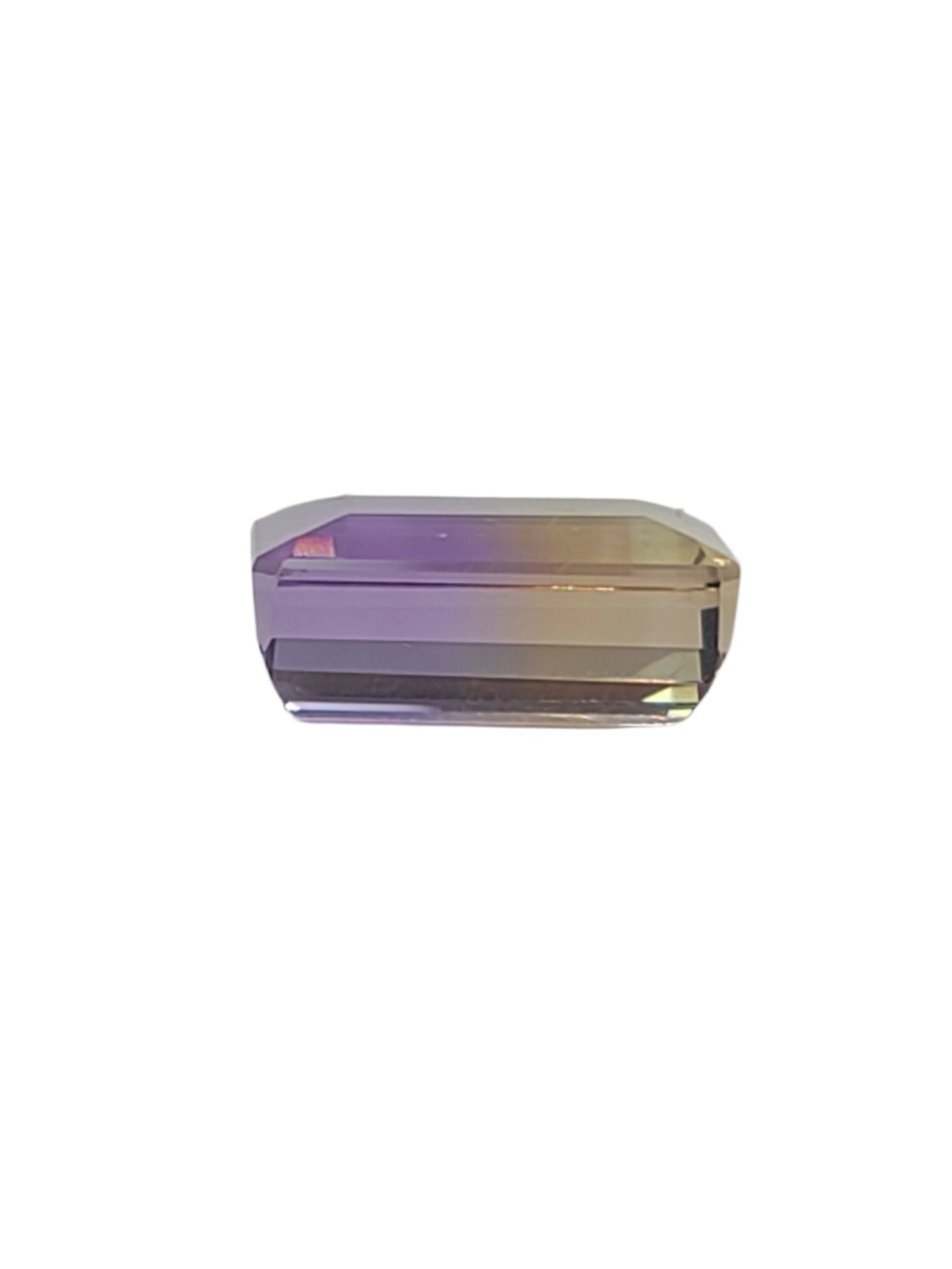 8.1ct ETW Natural Ametrine Gemstone - Emerald Cut