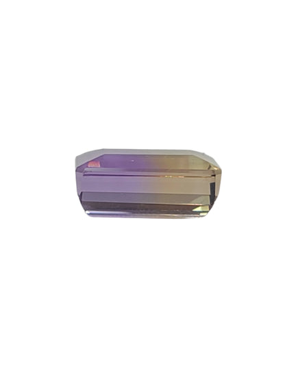 8.1ct ETW Natural Ametrine Gemstone - Emerald Cut