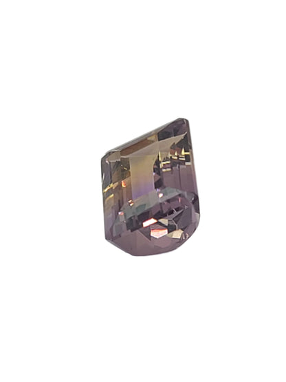 8.1ct ETW Natural Ametrine Gemstone - Emerald Cut