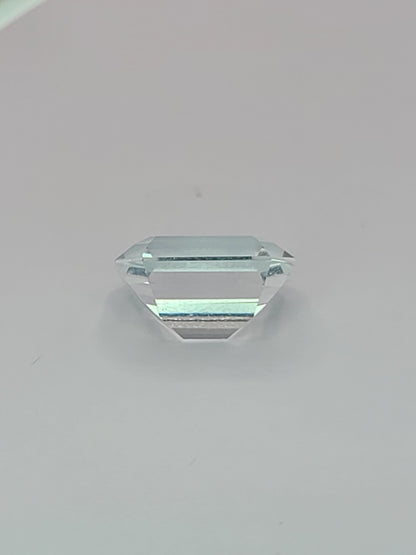 4.6ct ETW Natural Aquamarine Gemstone - Emerald Cut