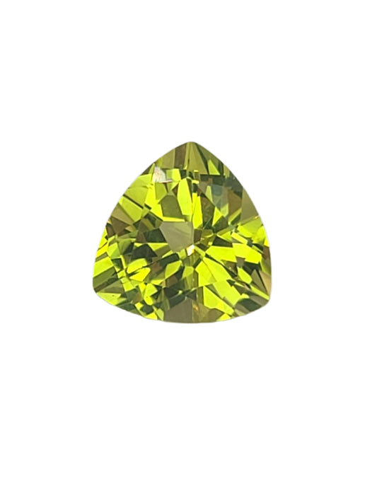 4.88ct ETW Natural Lemon Quartz Gemstone - Trillion Cut