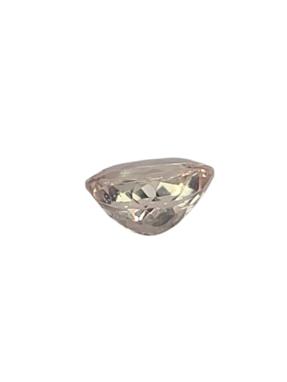 1.81ct ETW Natural Morganite Gemstone - Oval Cut