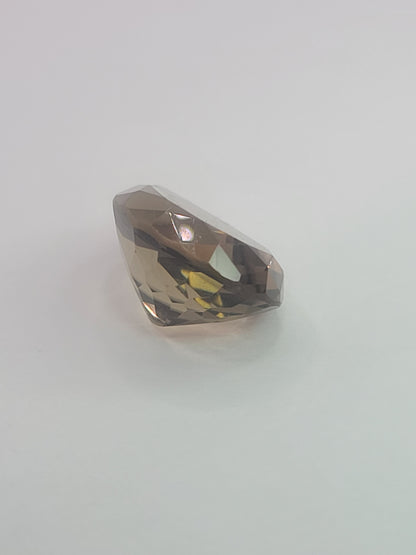 19.64ct ETW Natural Smoky Quartz Gemstone - Pear Cut