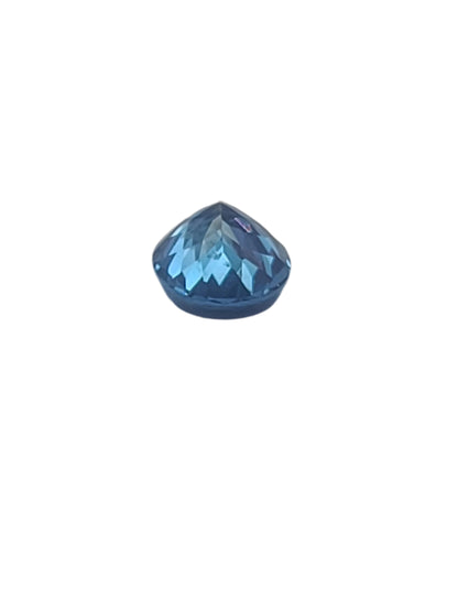 3.64ct ETW Natural London Blue Topaz Gemstone - Oval Cut