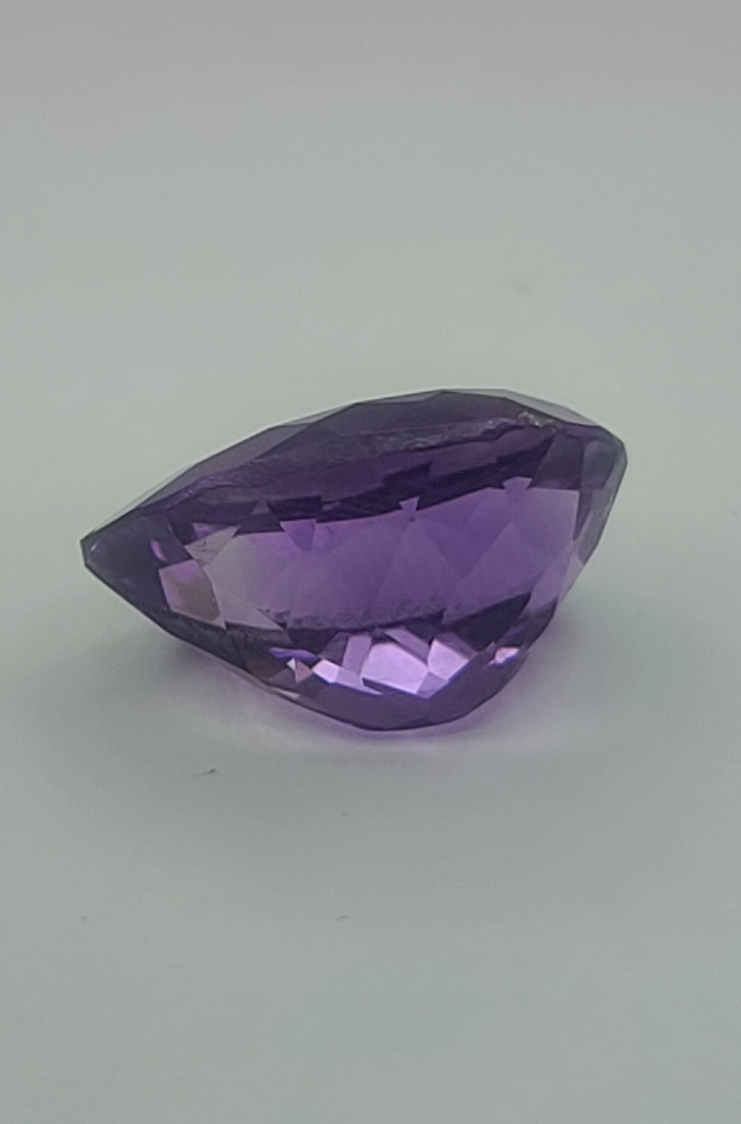 11.64ct ETW Natural Amethyst Gemstone - Pear Cut - DISCOUNTED