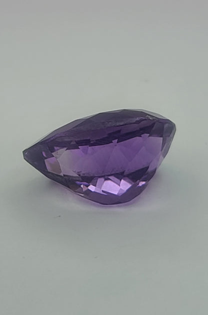 11.64ct ETW Natural Amethyst Gemstone - Pear Cut - DISCOUNTED