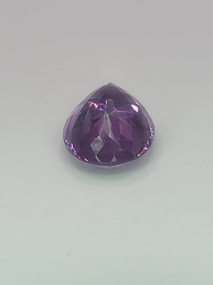 17.86ct ETW Natural Amethyst Gemstone - Oval Cut