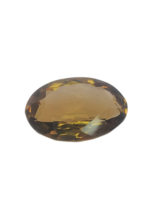 25.5ct ETW Natural Smoky Quartz Gemstone - Oval Cut