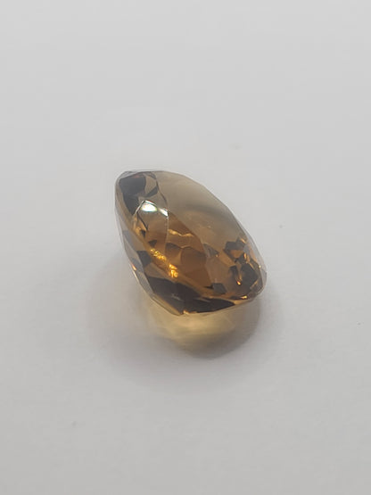 25.5ct ETW Natural Smoky Quartz Gemstone - Oval Cut