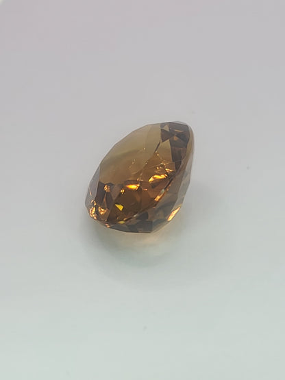 25.5ct ETW Natural Smoky Quartz Gemstone - Oval Cut