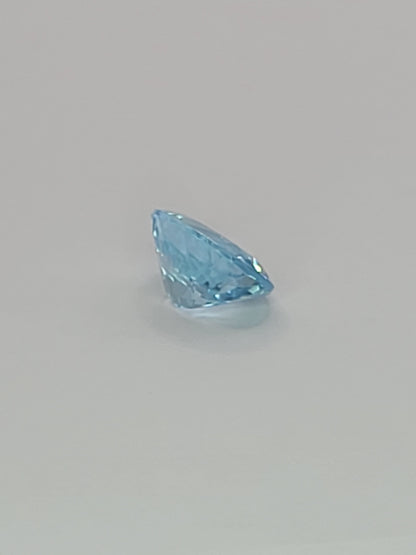 1.64ct ETW Natural Aquamarine Gemstone - Oval Cut