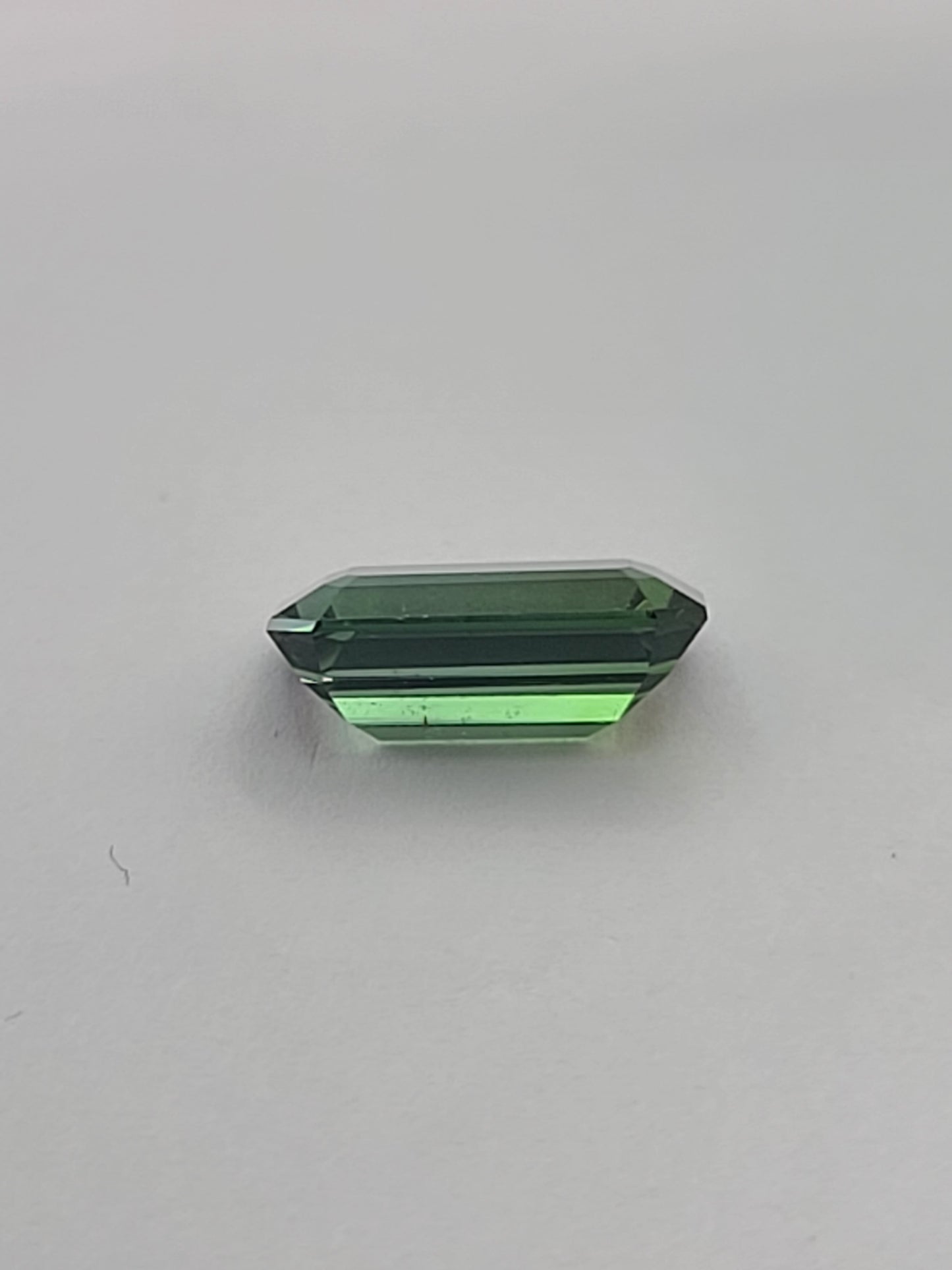 6.27ct ETW Natural Green Tourmaline Gemstone - Oval Cut