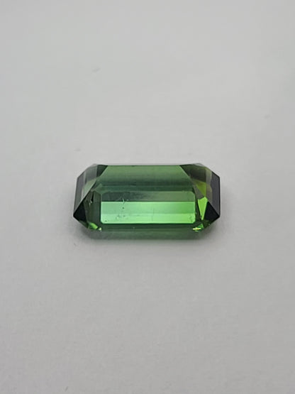 6.27ct ETW Natural Green Tourmaline Gemstone - Oval Cut