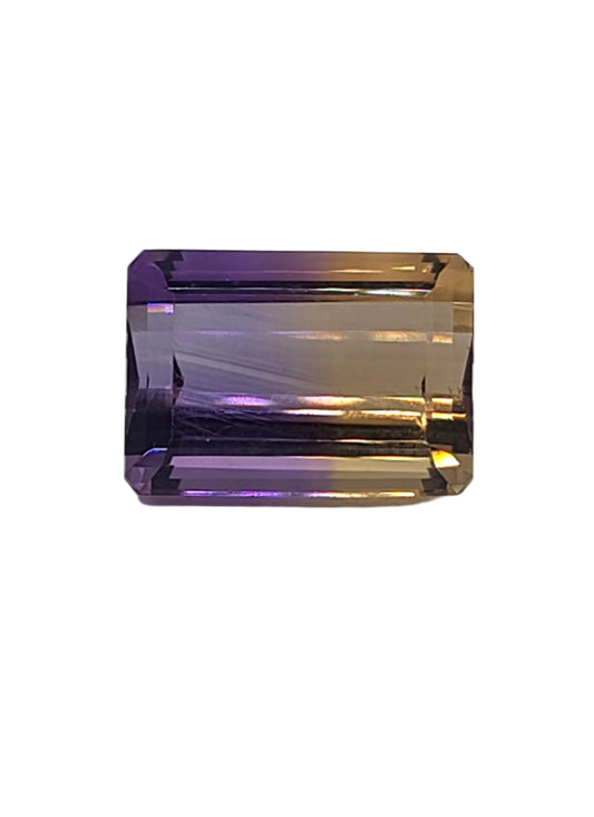 17.34ct ETW Natural Ametrine Gemstone - Emerald Cut - DISCOUNTED