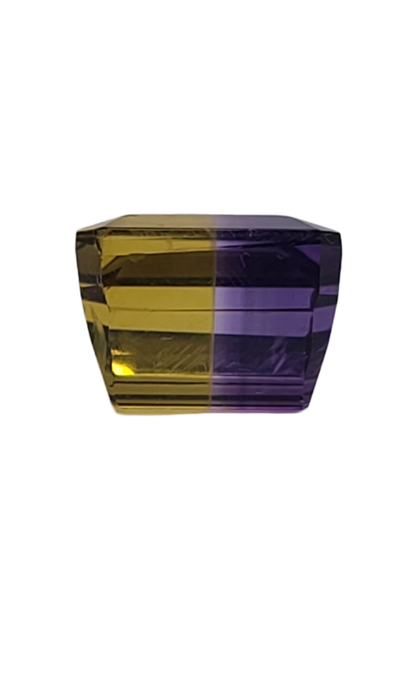 15.78ct ETW Ametrine Gemstone – Square Cut - DISCOUNTED