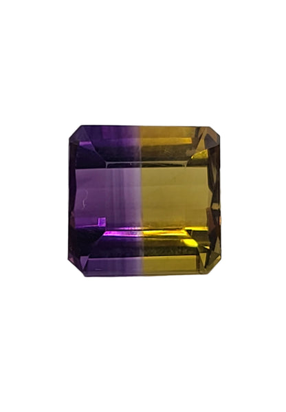 15.78ct ETW Ametrine Gemstone – Square Cut - DISCOUNTED