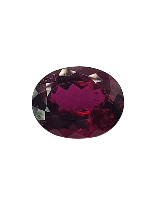 9.74ct ETW Natural Rubellite Tourmaline - Oval Cut