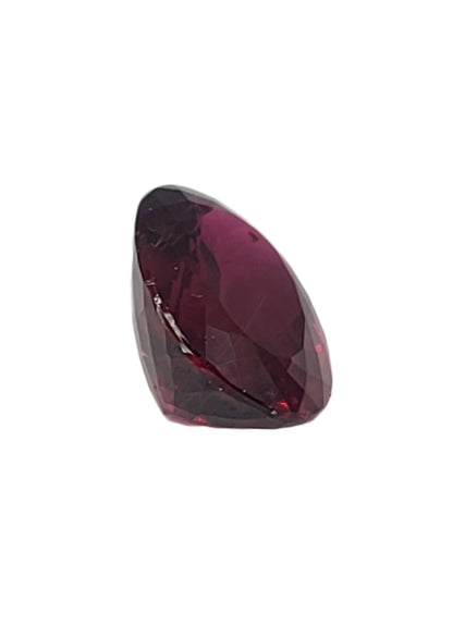 9.74ct ETW Natural Rubellite Tourmaline - Oval Cut