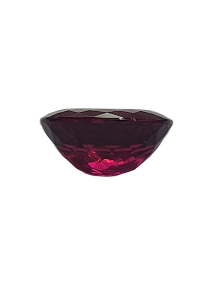 9.74ct ETW Natural Rubellite Tourmaline - Oval Cut