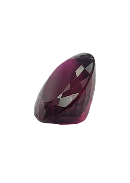 9.74ct ETW Natural Rubellite Tourmaline - Oval Cut