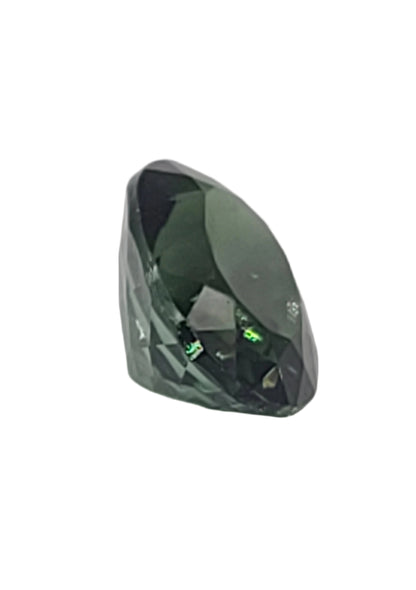 2.84ct ETW Natural Green Tourmaline Gemstone – Oval Cut
