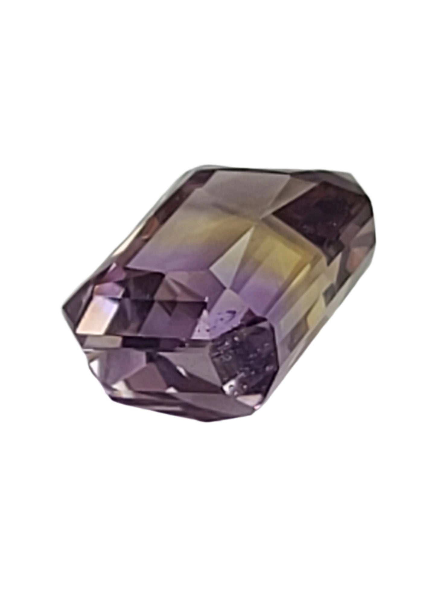 8.71ct ETW Natural Ametrine Gemstone – Emerald Cut