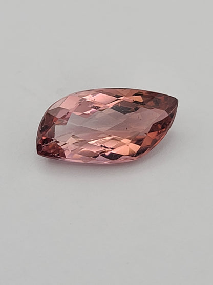 6.07ct ETW Natural Pink Tourmaline Gemstone – Fancy Cut