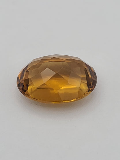 9.7ct ETW Citrine Gemstone - Oval Cut