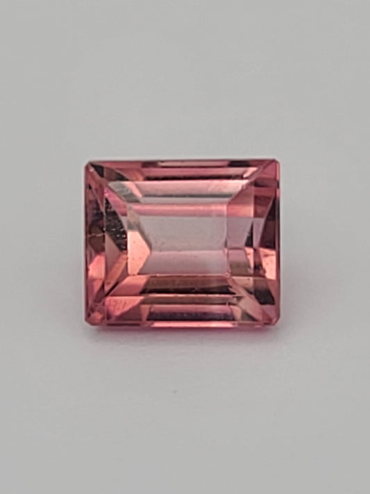 4.25ct ETW Natural Pink Tourmaline Gemstone – Emerald Cut - DISCOUNTED