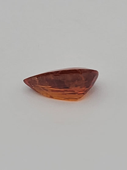 4.08ct ETW Spessartine Garnet Gemstone - Pear Cut