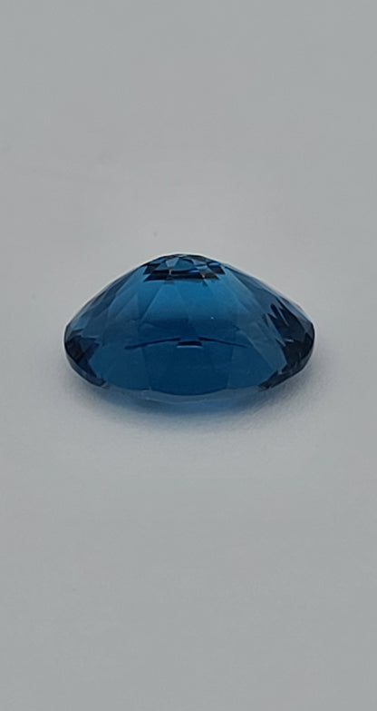 8.05ct ETW London Blue Topaz Gemstone - Oval Cut - DISCOUNTED
