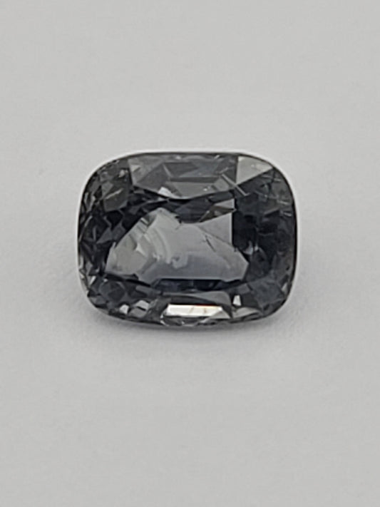 1.94ct ETW Gray Spinel Gemstone - Cushion Cut