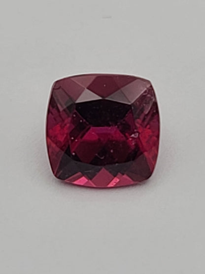 2.49ct ETW Rubellite Tourmaline - Cushion Cut