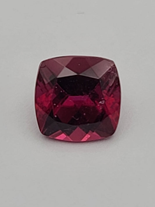 2.49ct ETW Rubellite Tourmaline - Cushion Cut