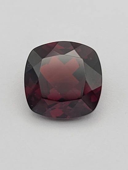 6.4ct ETW Natural Red Pyrope-Almandine Garnet Gemstone – Cushion Cut