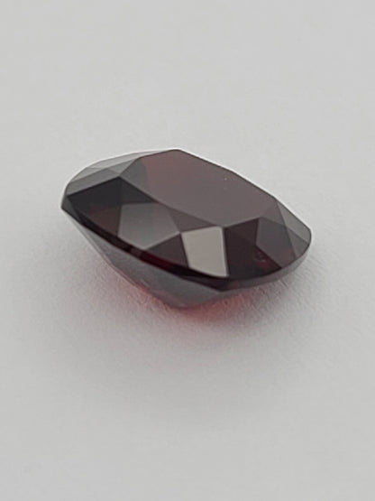 6.4ct ETW Natural Red Pyrope-Almandine Garnet Gemstone – Cushion Cut