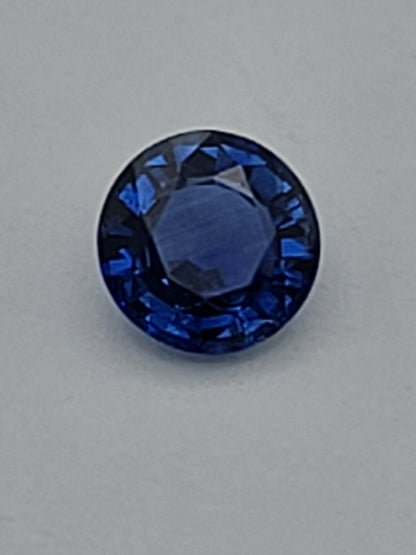 .58ct ETW Blue Sapphire Gemstone - Round Cut