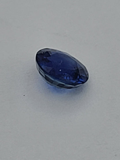 .58ct ETW Blue Sapphire Gemstone - Round Cut