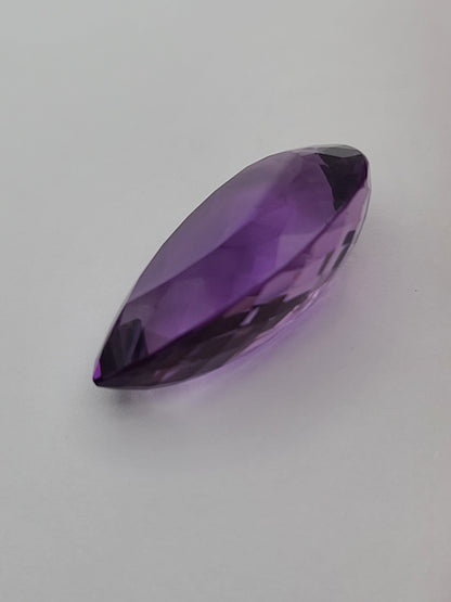 29.49ct ETW Natural Amethyst Gemstone – Pear Cut