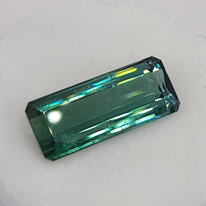 13.31ct ETW Earth-Mined Teal Green Tourmaline – Octagonal Cut, Unheated
