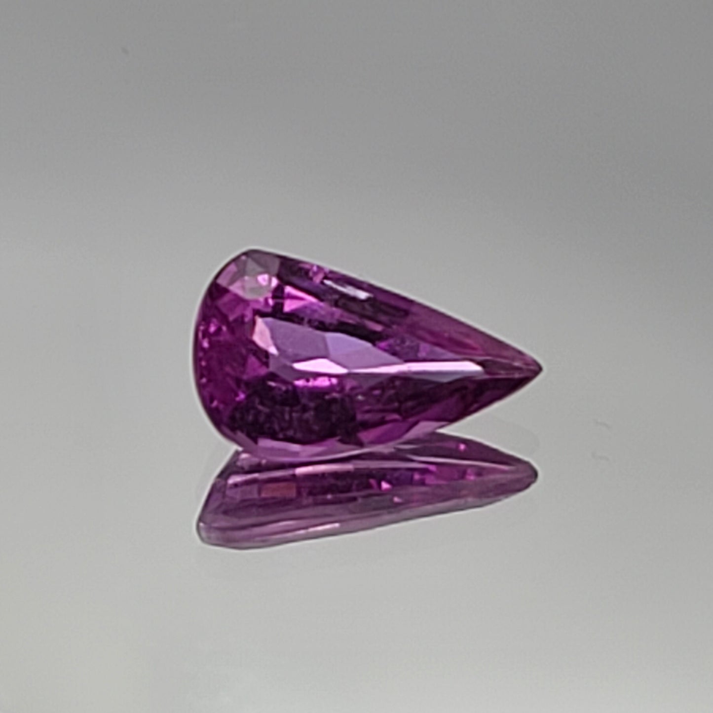 1.67ct ETW Earth-Mined Pink Sapphire – Modified Pear Cut - GIA Gemological Report