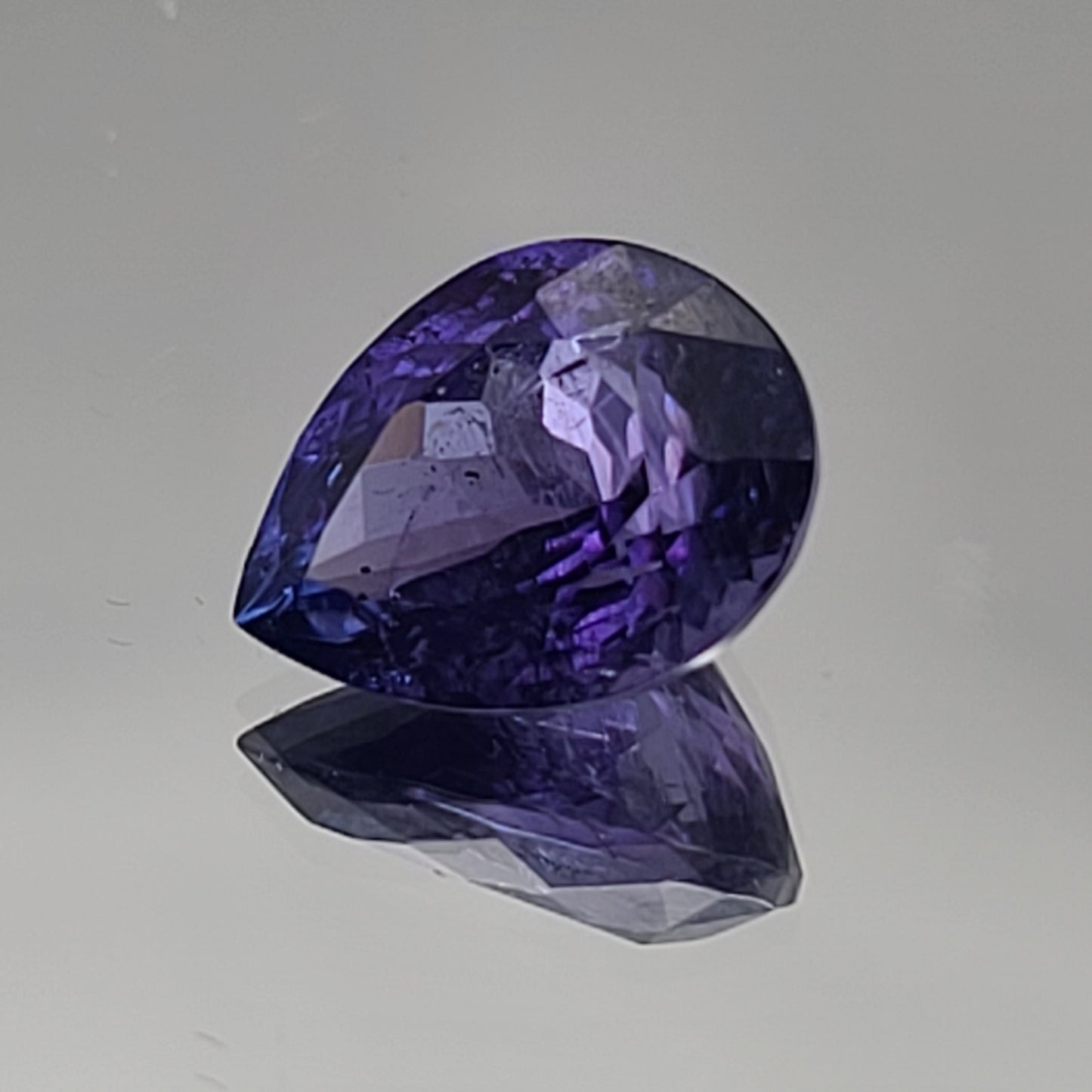 8.61ct ETW Earth-Mined Tanzanite – Pear Cut