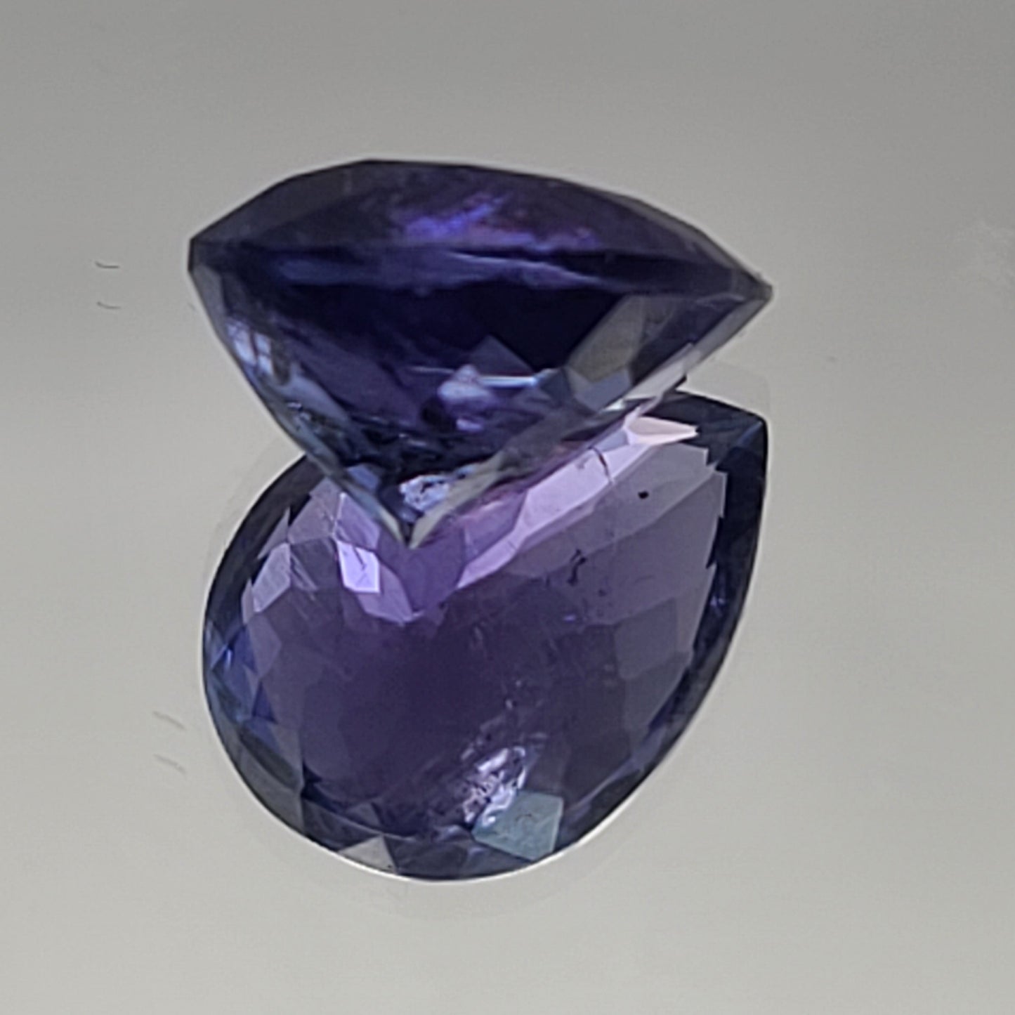 8.61ct ETW Earth-Mined Tanzanite – Pear Cut