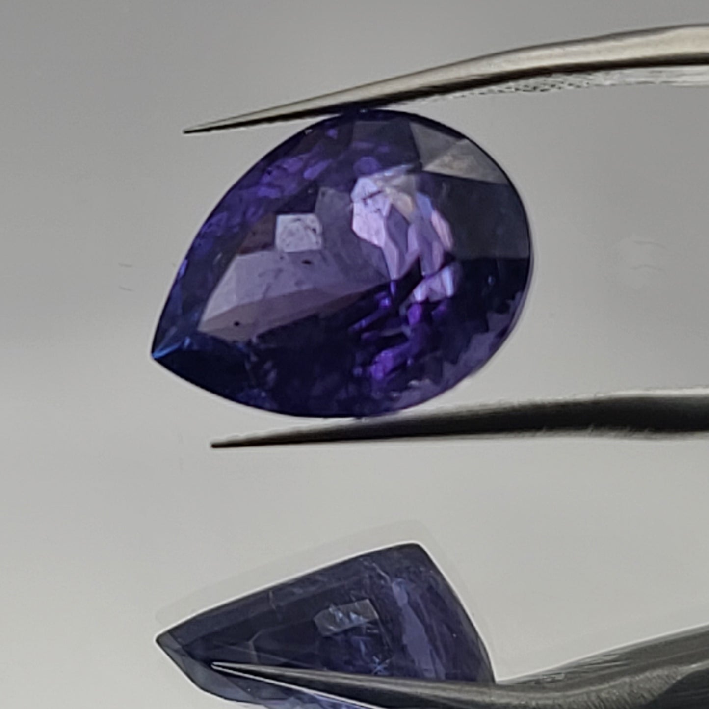 8.61ct ETW Earth-Mined Tanzanite – Pear Cut